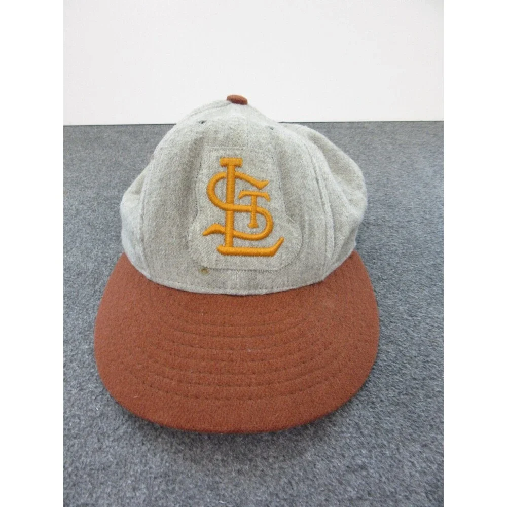 VTG 1947 St. Louis Browns Hat Sz. 7 Roman Pro Cooperstown MLB Baseball Wool Gray